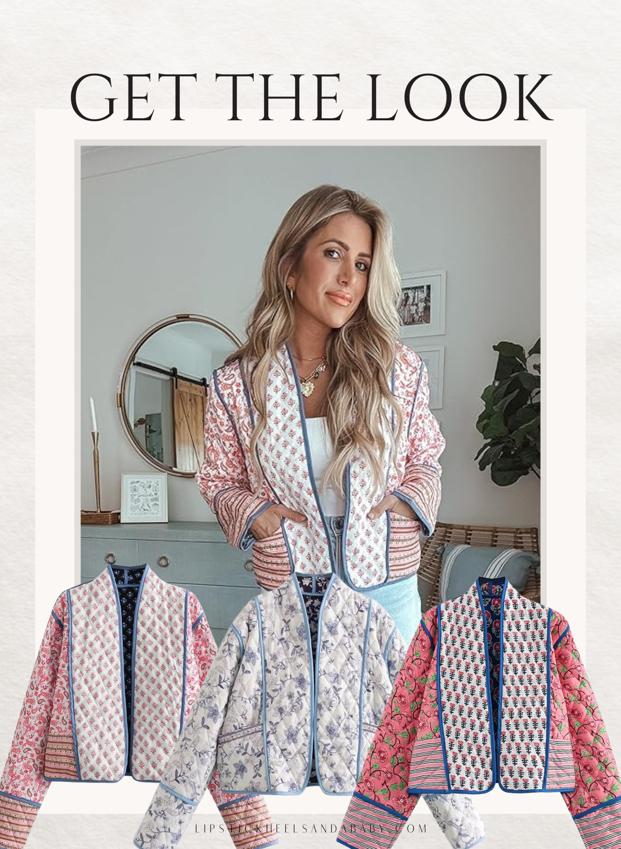 Quilted jacket, spring jacket, amazon fashion, spring outfit  

 #LTKFindsUnder50 #LTKFindsUnder100