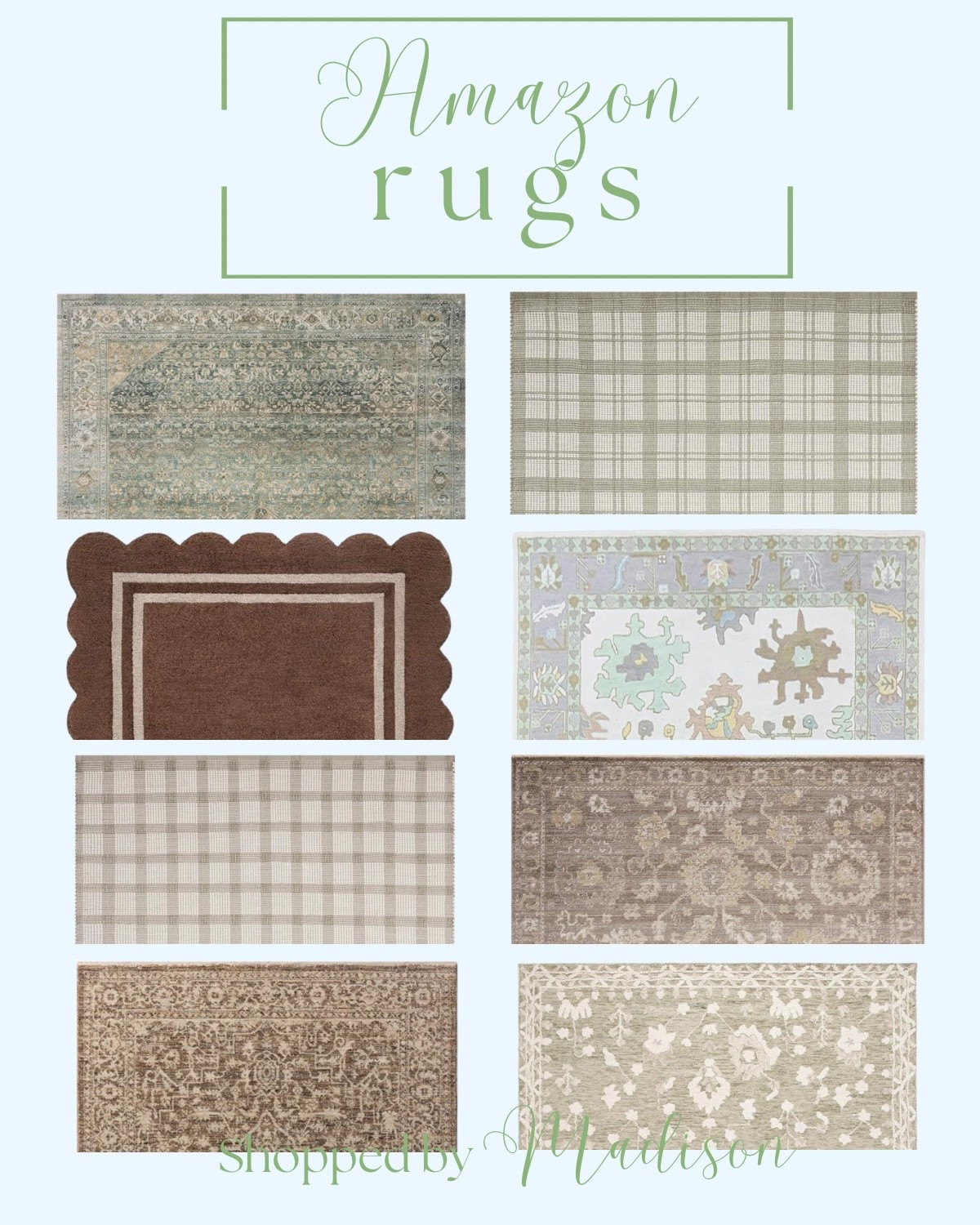 Amazon rugs, neutral rugs, brown rugs, ivory rugs, amazon home decor, living room design, dining room decor, bedroom decor

#LTKHome #LTKFindsUnder100 #LTKStyleTip