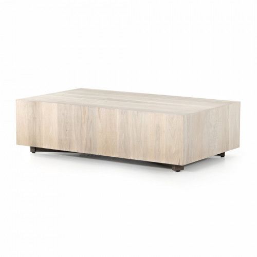 Four Hands Hudson Rectangle Coffee Table Ashen | Gracious Style