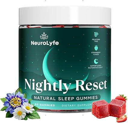 Sleep Gummies – Melatonin-Free Sleep Aid – Natural Sleep Support & Nighttime Relaxation with ... | Amazon (US)