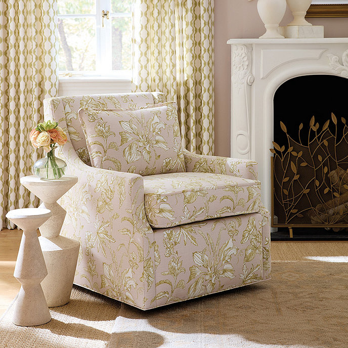 Brier Swivel Chair  | Ballard Designs | Ballard Designs, Inc.