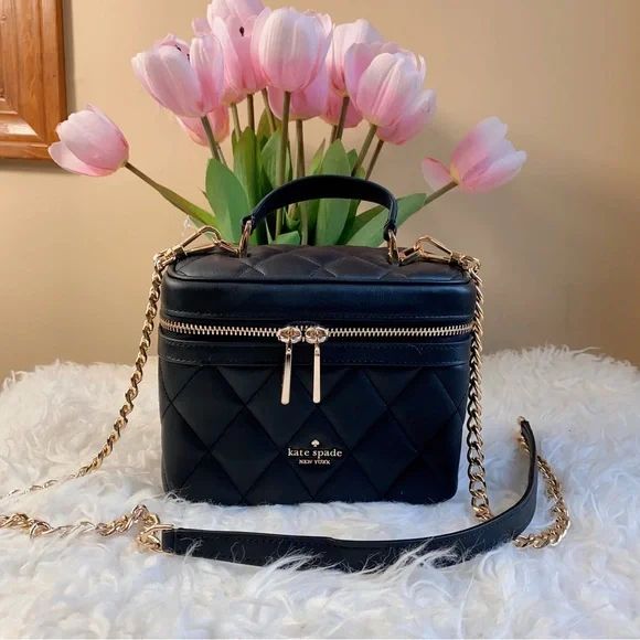 Kate spade Carey Quilted leather Trunk Crossbody | Poshmark