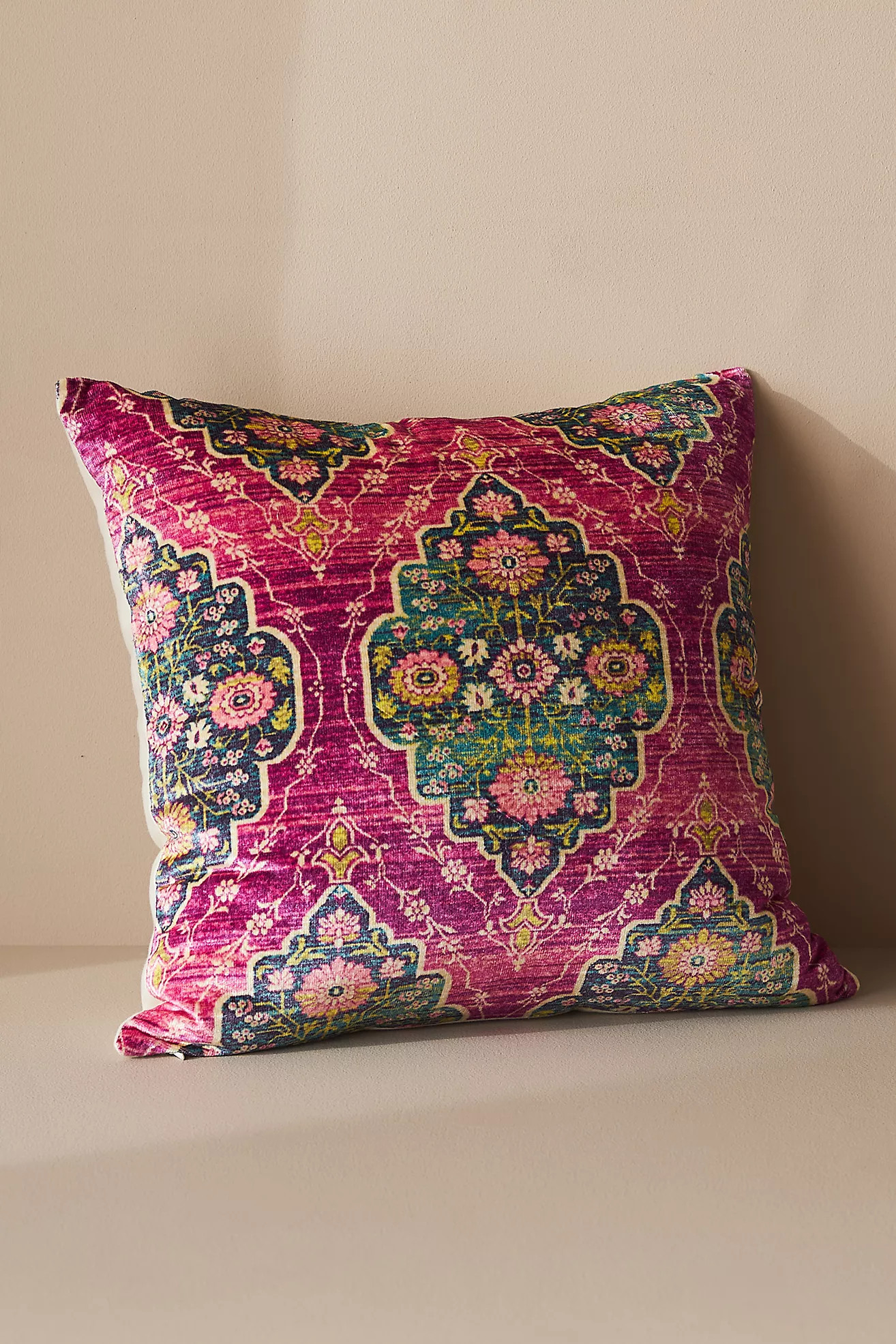 Vibrant Global Velvet Pillow | Anthropologie (US)