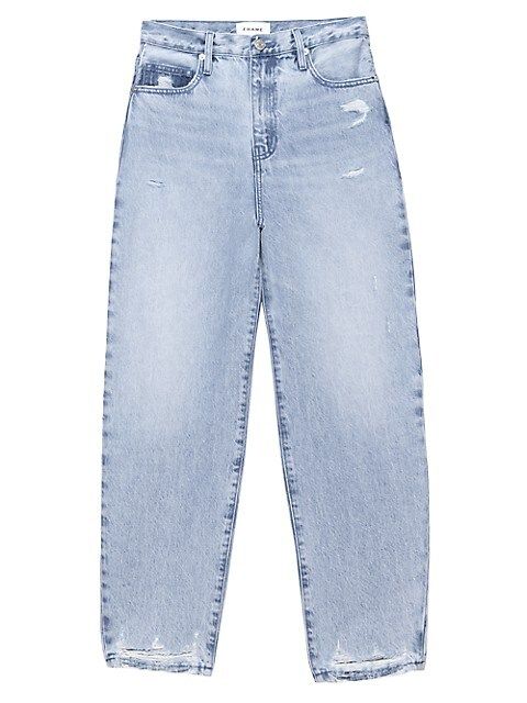 Ultra High-Rise Barrel-Leg Jeans | Saks Fifth Avenue