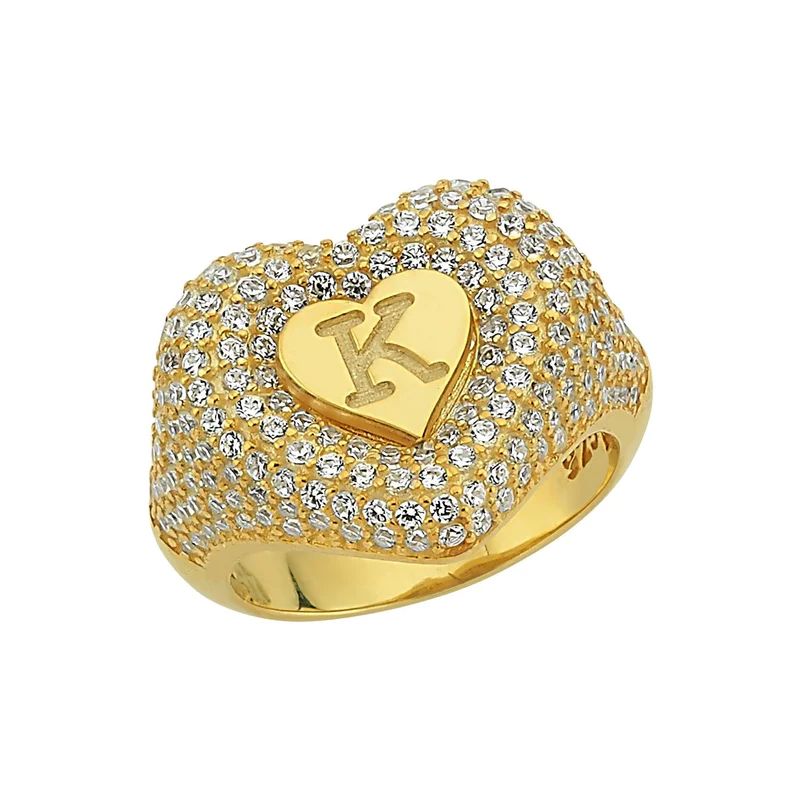 Heart Signet Pinky Ring | The Sis Kiss