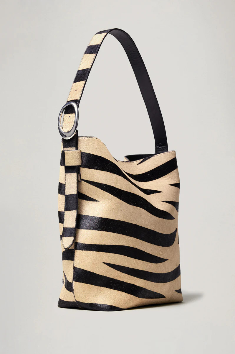 TORINO BUCKET BAG - ZEBRA HAIRCALF | Rails