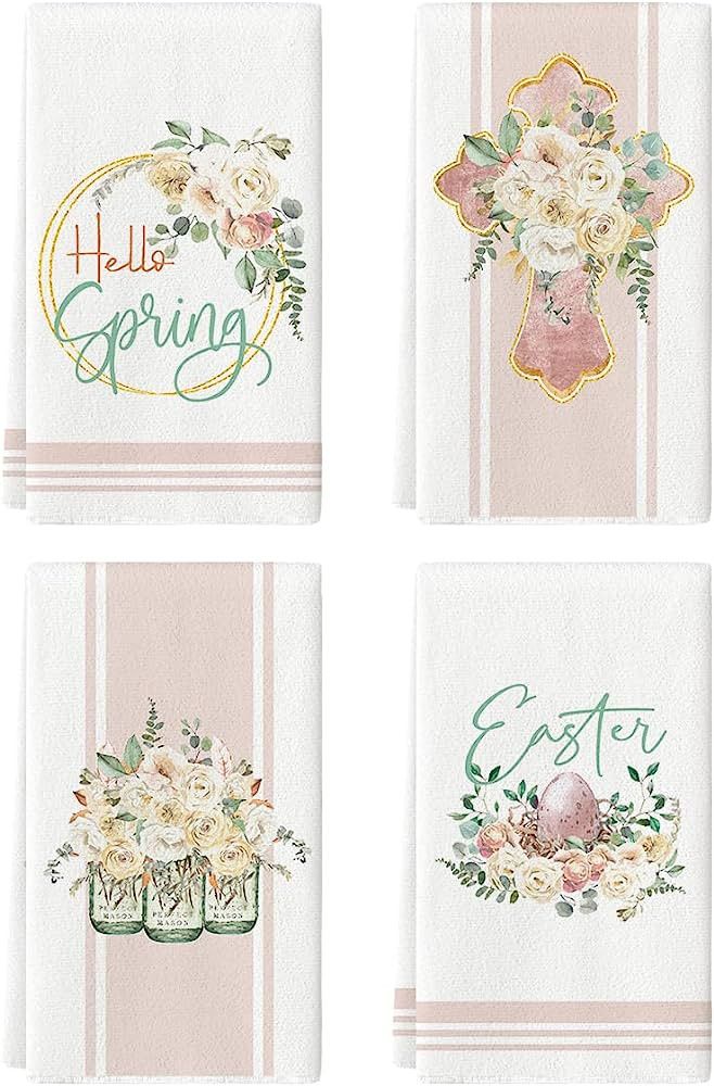 Hello Spring Easter Egg Elegant Kitchen Towels, Amazon Kitchen Finds Amazon Essentials Amazon Finds  | Amazon (US)