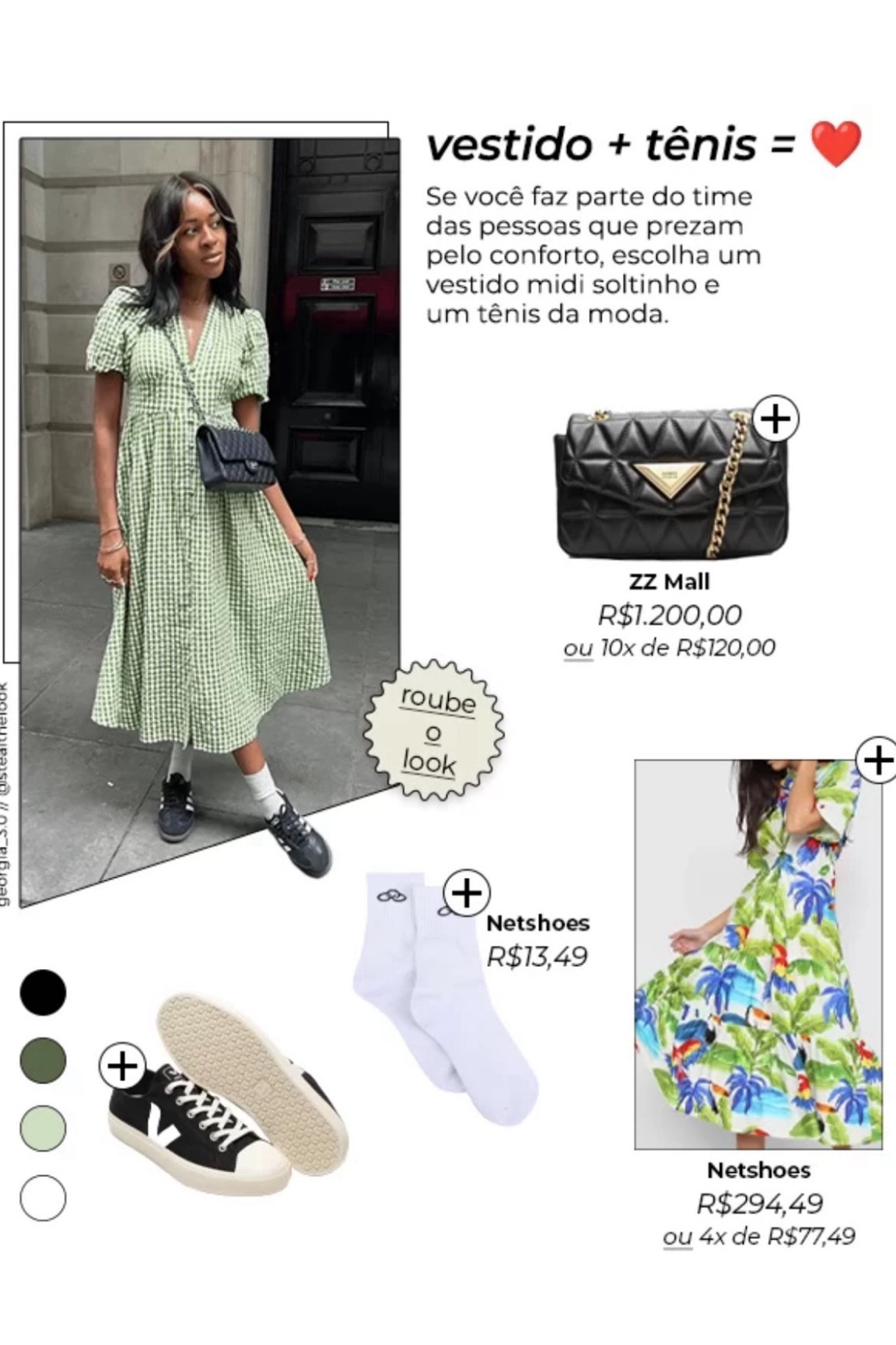 Roube o look!

vestido + tênis = Se você faz parte do time das pessoas que prezam pelo conforto, escolha um vestido midi soltinho e
um tênis da moda.


#LTKbrasil #LTKSeasonal #LTKsalealert