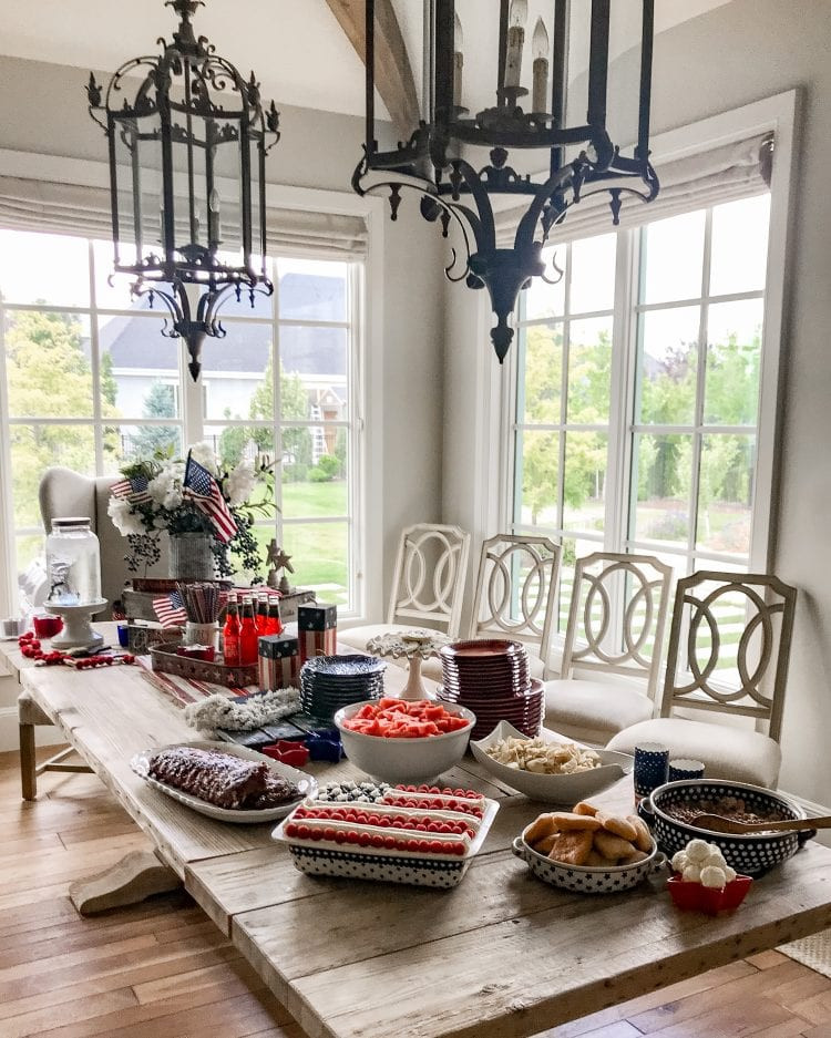 Star-spangled table✨ shop this look
#4thofJulyDecor #TablescapeIdeas #SummerHosting #PatrioticDecor #LTKHome #OutdoorEntertaining #AmericanaStyle #HostessInspo #HolidayDecor #PartyInspo #homewithhollyj #shophollyjhome 

 #LTKfoodie #LTKSeasonal #LTKHome