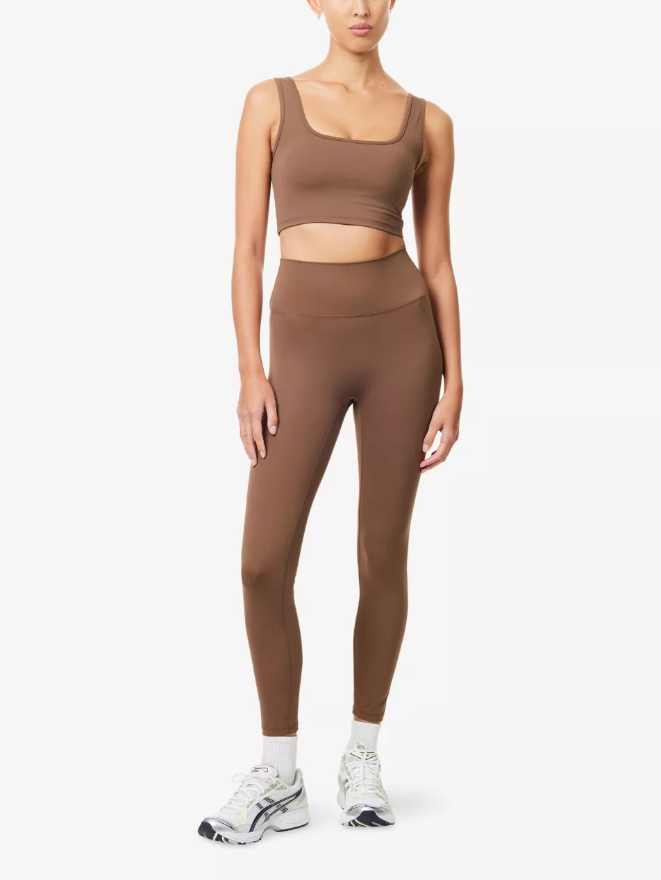 Ultimate Square-Neck Stretch-Jersey Sports Bra | Selfridges