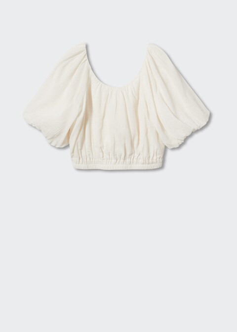 Bluse mit Ballonärmel | MANGO (DE)