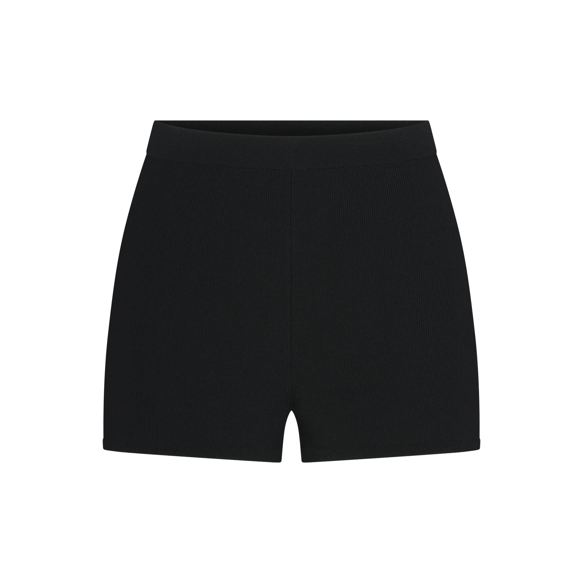 REFINED KNIT HIGH-WAISTED SHORT | OBSIDIAN | SKIMS | SKIMS (US)