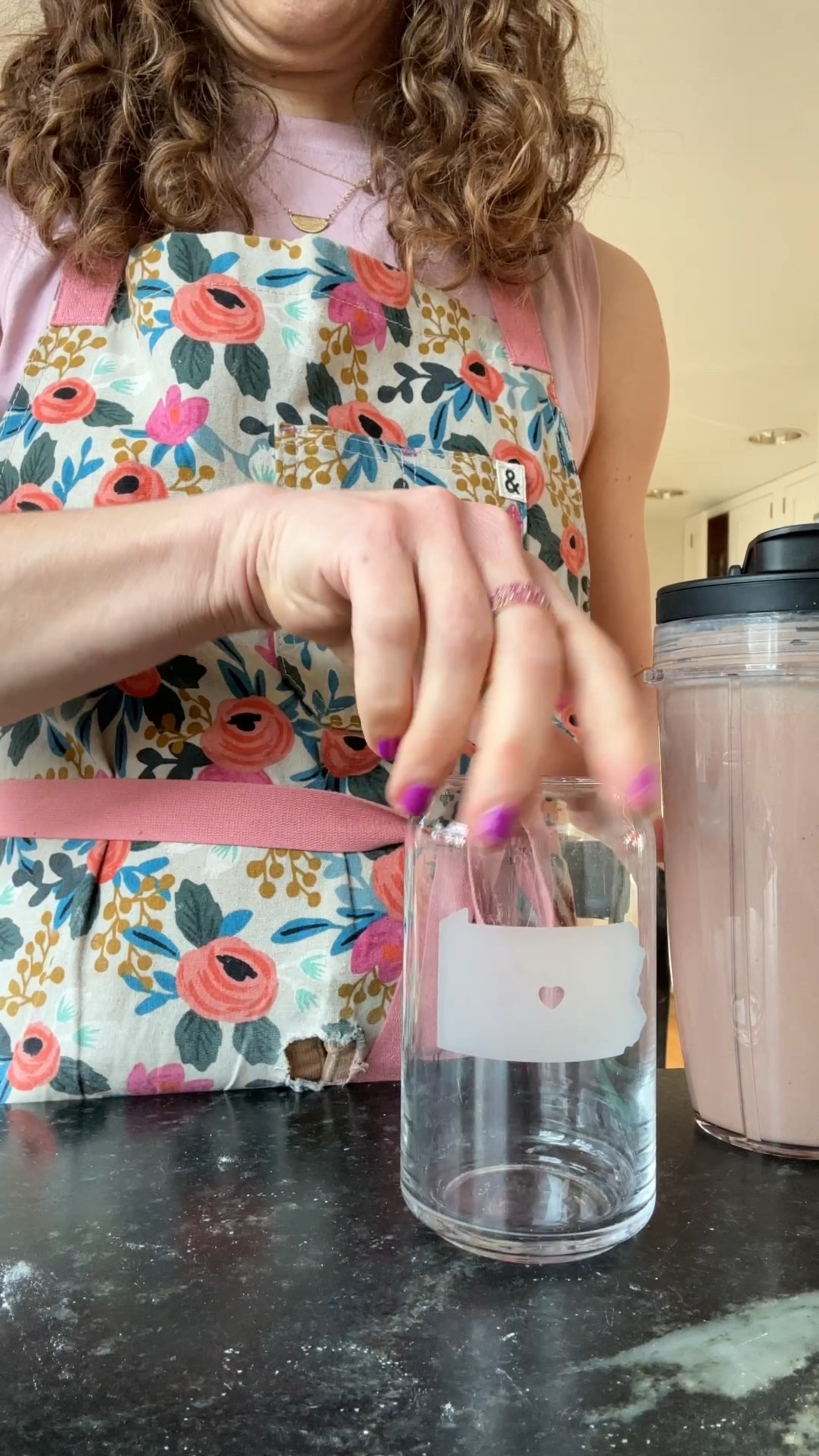 Chocolate protein shake 

#LTKHome #LTKKids #LTKFamily