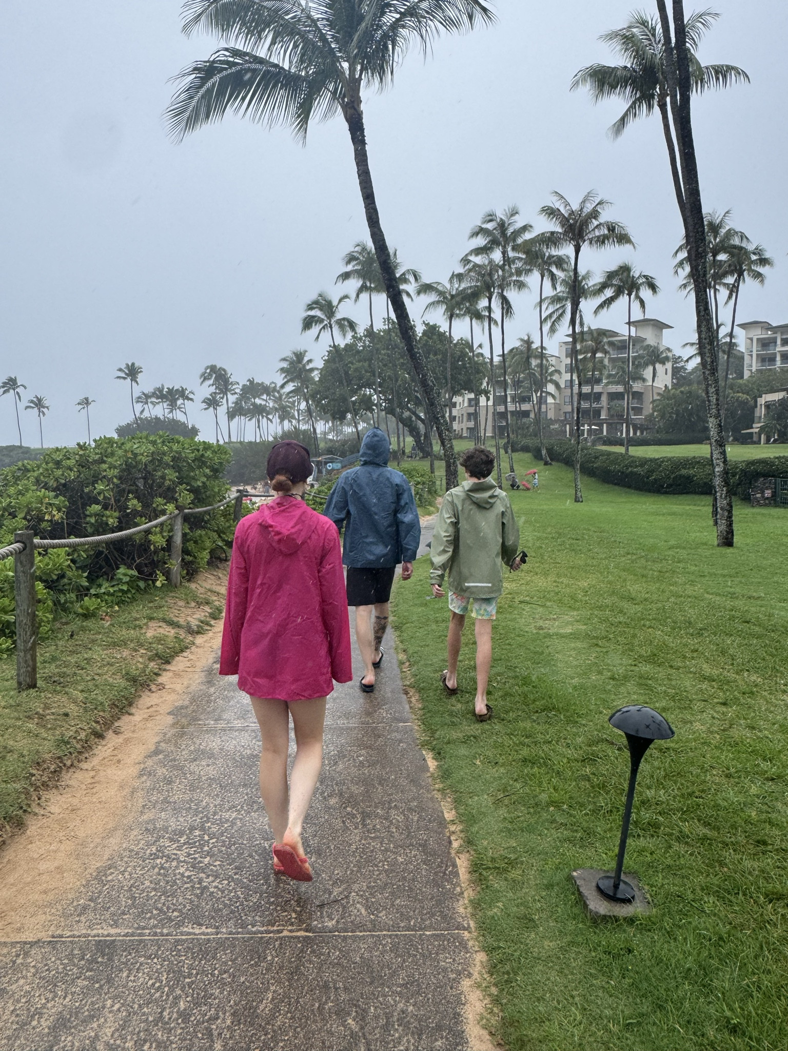 smartest thing we packed! rain jackets 

#LTKTravel