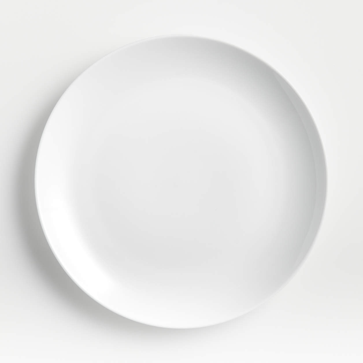Aspen Porcelain Coupe Dinner Plate + Reviews | Crate & Barrel | Crate & Barrel