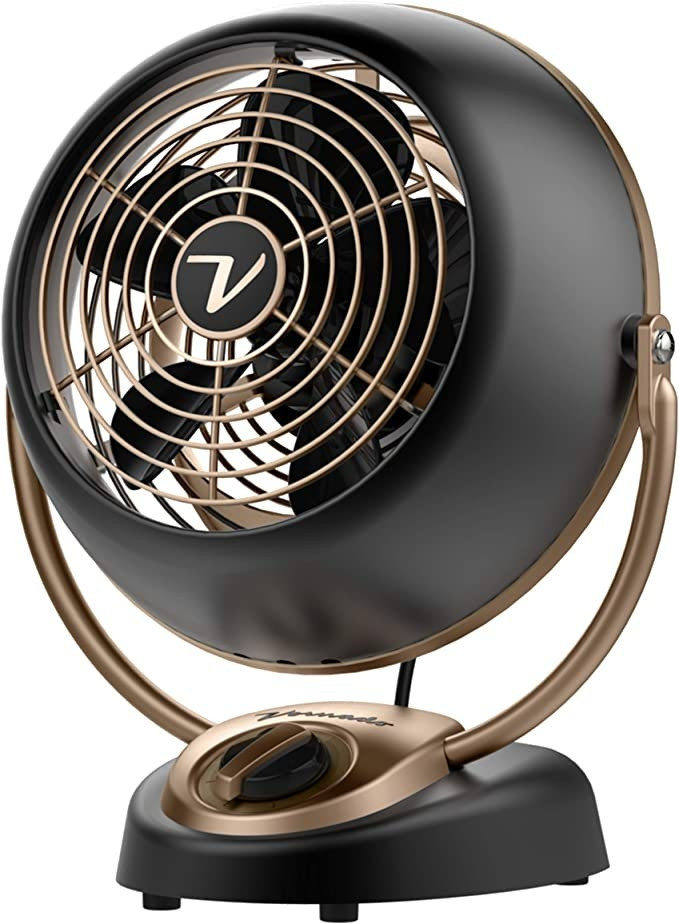 Vornado VFAN Petite Alchemy Vintage Fan, Gunmetal (CR1-0279-102) | Amazon (US)