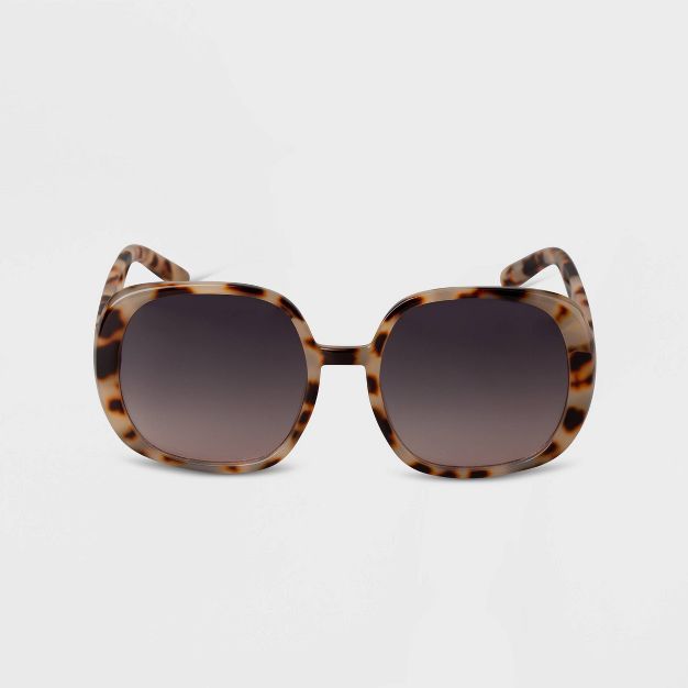 Women's Oversized Retro Square Sunglasses - A New Day™ | Target