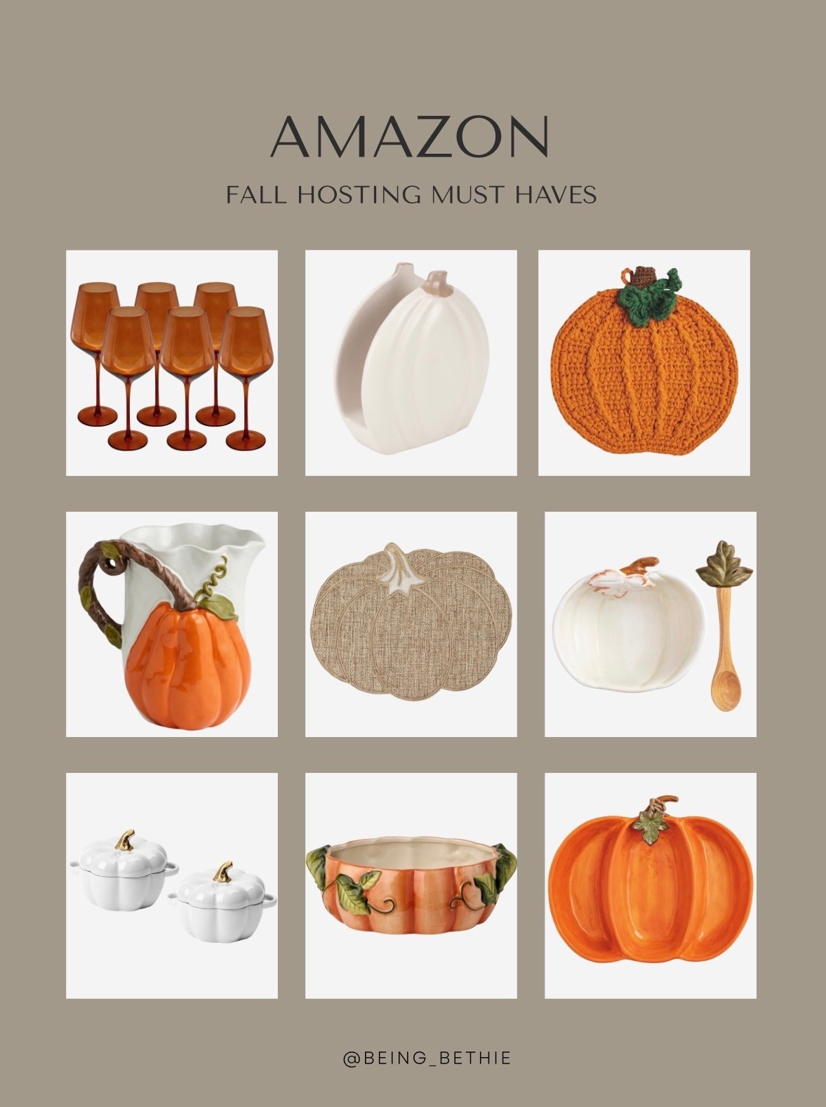 Amazon Fall hosting must haves! 

Wine glass, napkin holder, pumpkin, pitcher, kitchen, dining room, placemat, dish, cookware

#LTKSeasonal #LTKSaleAlert