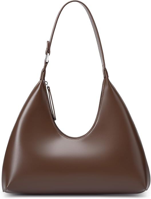 Crescent Shoulder Bag Trendy Purses for Women Small Hobo Bag Y2K Purse Moon Bag | Amazon (US)