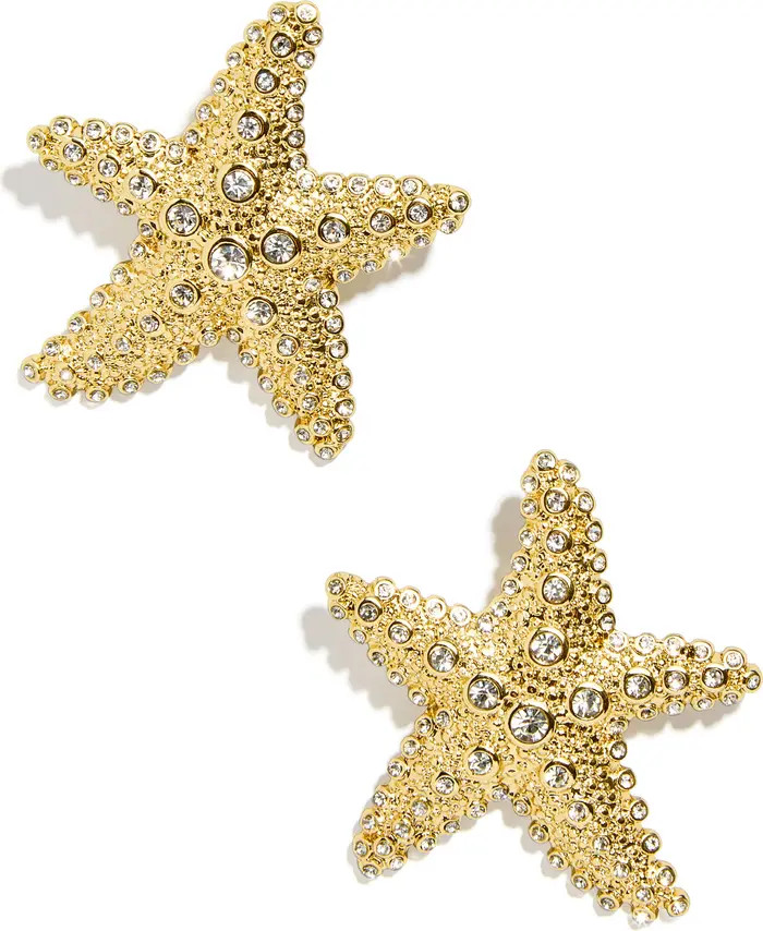 BaubleBar Sea Star Pavé Statement Earrings | Nordstrom | Nordstrom