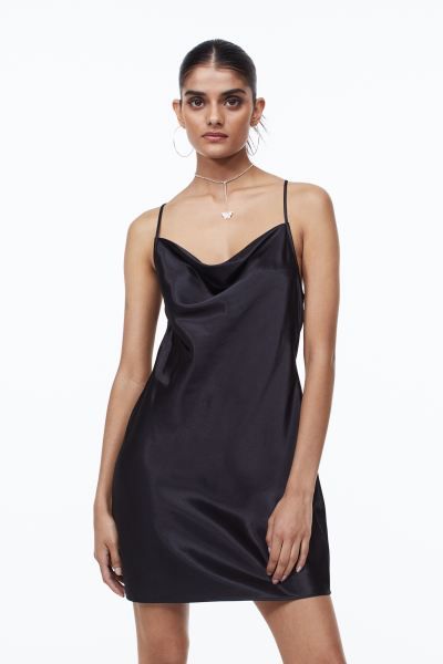 Short Satin Dress | H&M (US)