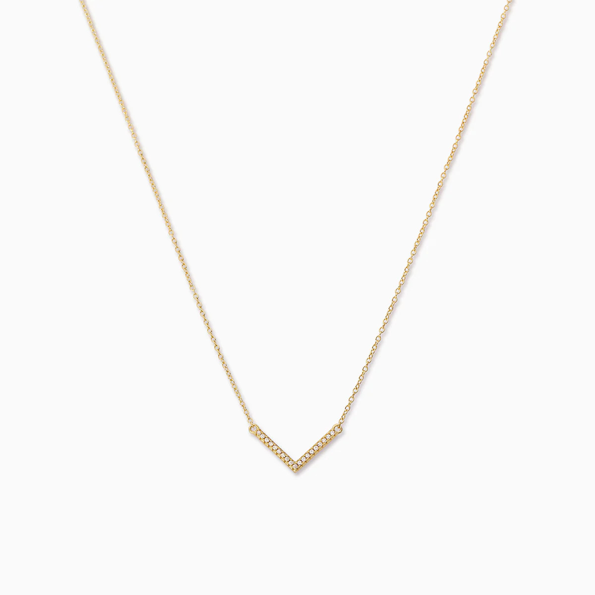 Studded Baby V Necklace | Uncommon James
