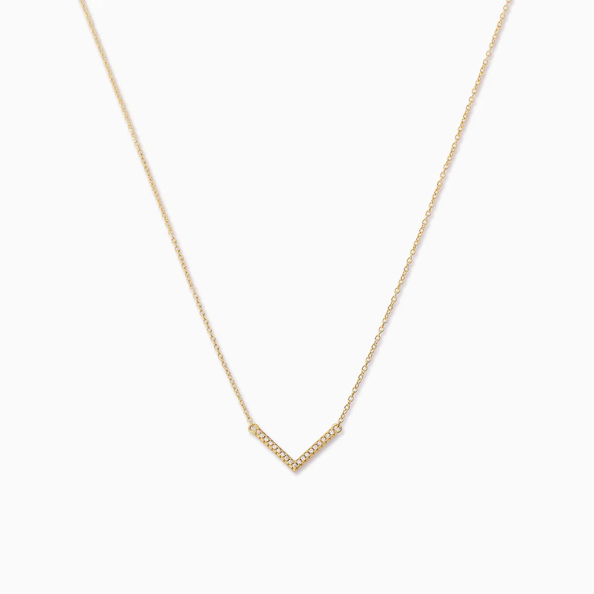 Studded Baby V Necklace | Uncommon James