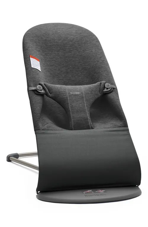 BabyBjörn Bouncer Bliss Convertible Jersey Baby Bouncer in Charcoal at Nordstrom | Nordstrom
