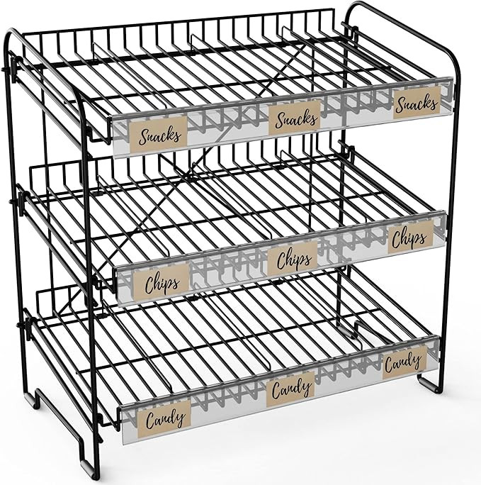 Ds The Display Store 3 Tier Countertop Concession Stand For Home Theatre, Portable Product Displa... | Amazon (US)