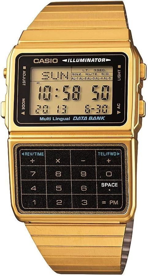 Casio Memory Calculator Databank Watch | Amazon (US)