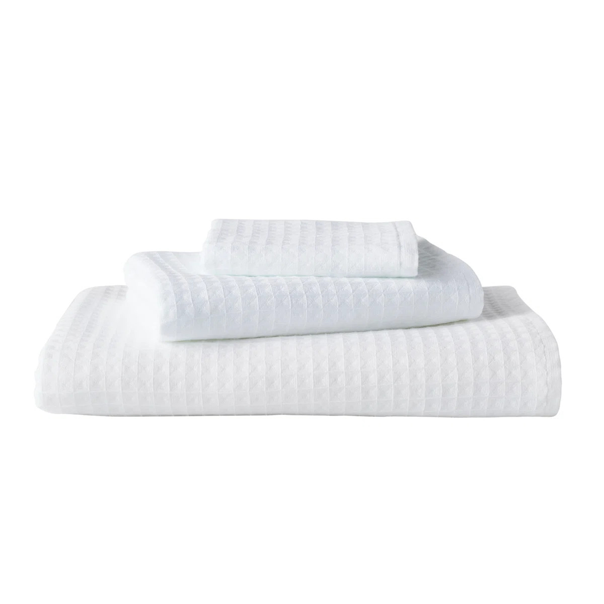 Waffle Twist Cotton Honeycomb / Waffle Bath Towel | Wayfair North America