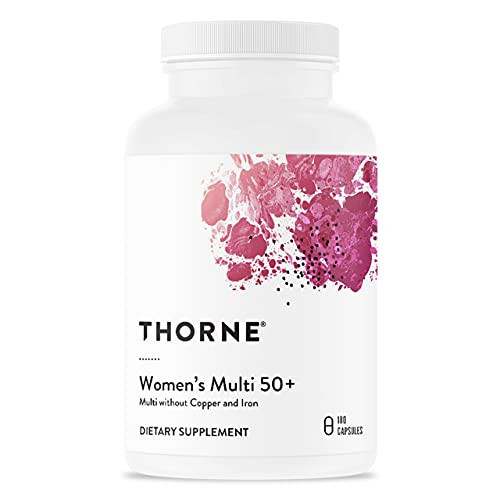 THORNE Women's Multi 50+ - Daily Multivitamin Without Iron and Copper for Women - Comprehensive, Foundational Support - Bone and Immune System Health - Gluten-Free - 180 Capsules - 30 Servings | Amazon (US)