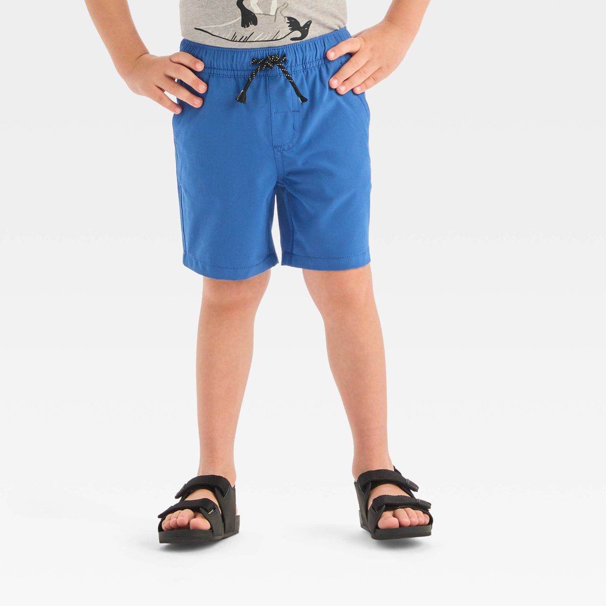 Toddler Boys' Pull-On Quick Dry Above Knee Shorts - Cat & Jack™ Blue 3T | Target