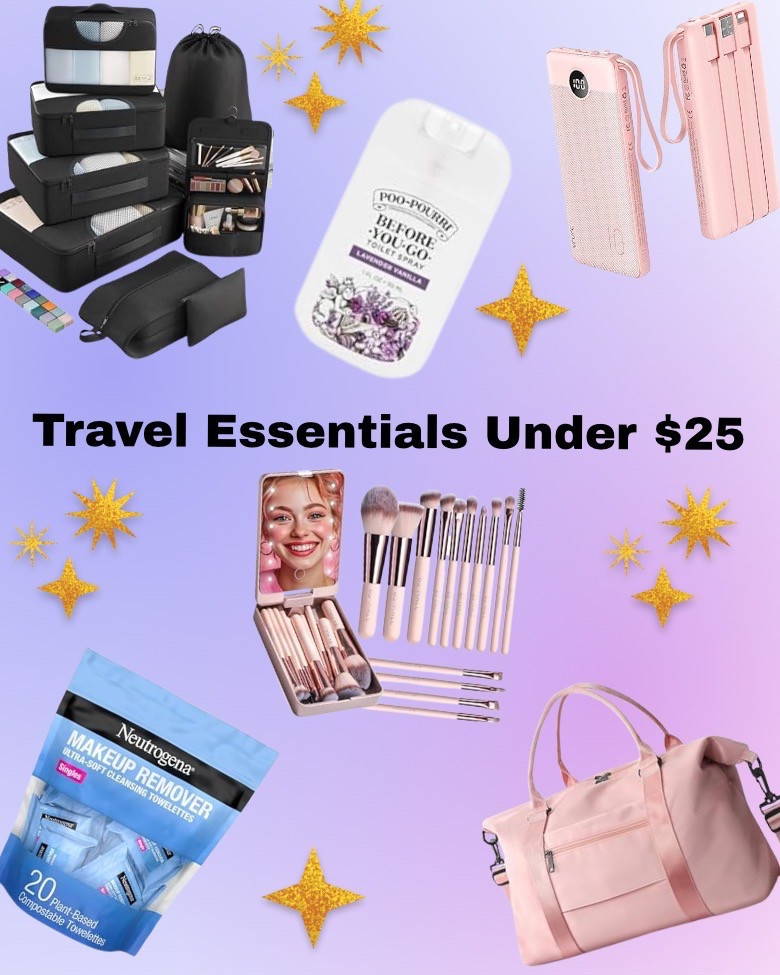 $25 or less for your travel essentials 

#LTKSaleAlert #LTKTravel #LTKBeauty