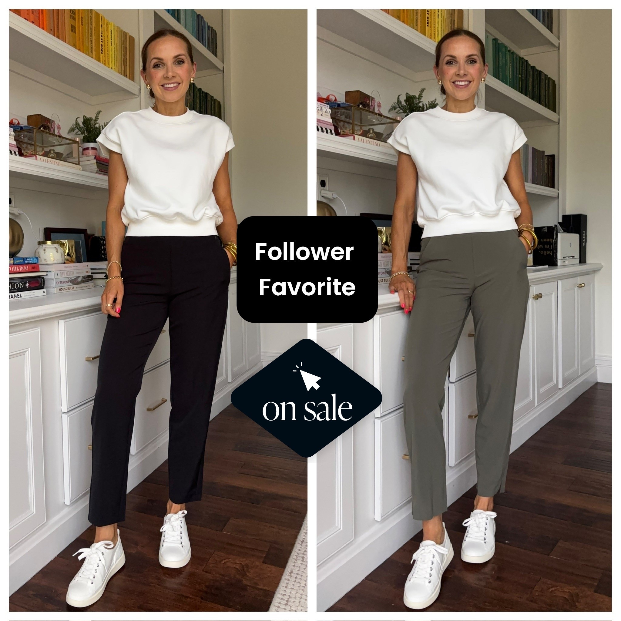 I’m have worn Athleta pants for years and every year I get messages from you how these are your favorite work pants! They are now on sale- perfect time to grab for the fall. I am in a 2!