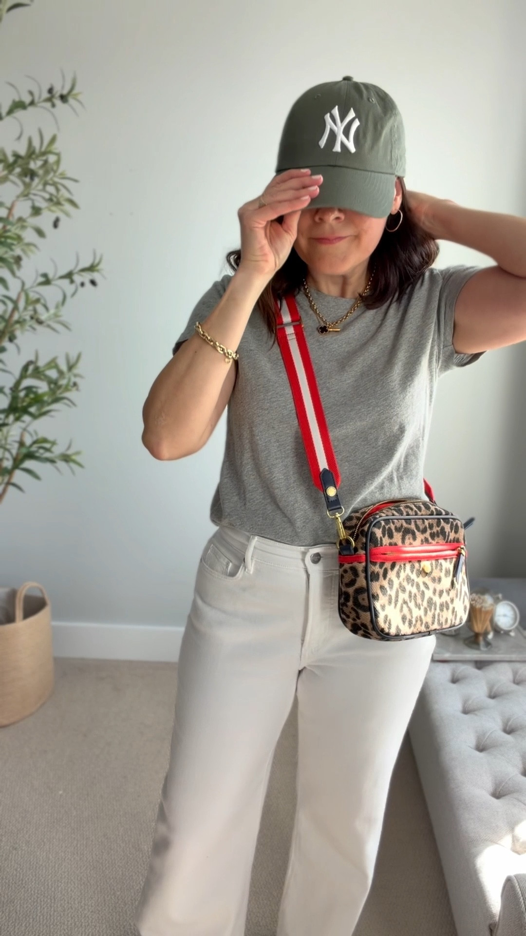 White jeans are a great option for cooler summer days and nights. These are super comfy and have a perfect midrise (I’m slightly short-waisted) and measure 30” inseam, which works with flats at 5’6”. The pockets are shorter so they don’t show through, and the fabric is a nice weight that is smoothing. They have a sewn hem, so they’re easy to wear to work. I size up to a medium in this gray tee.


#LTKSaleAlert #LTKMidsize #LTKOver40