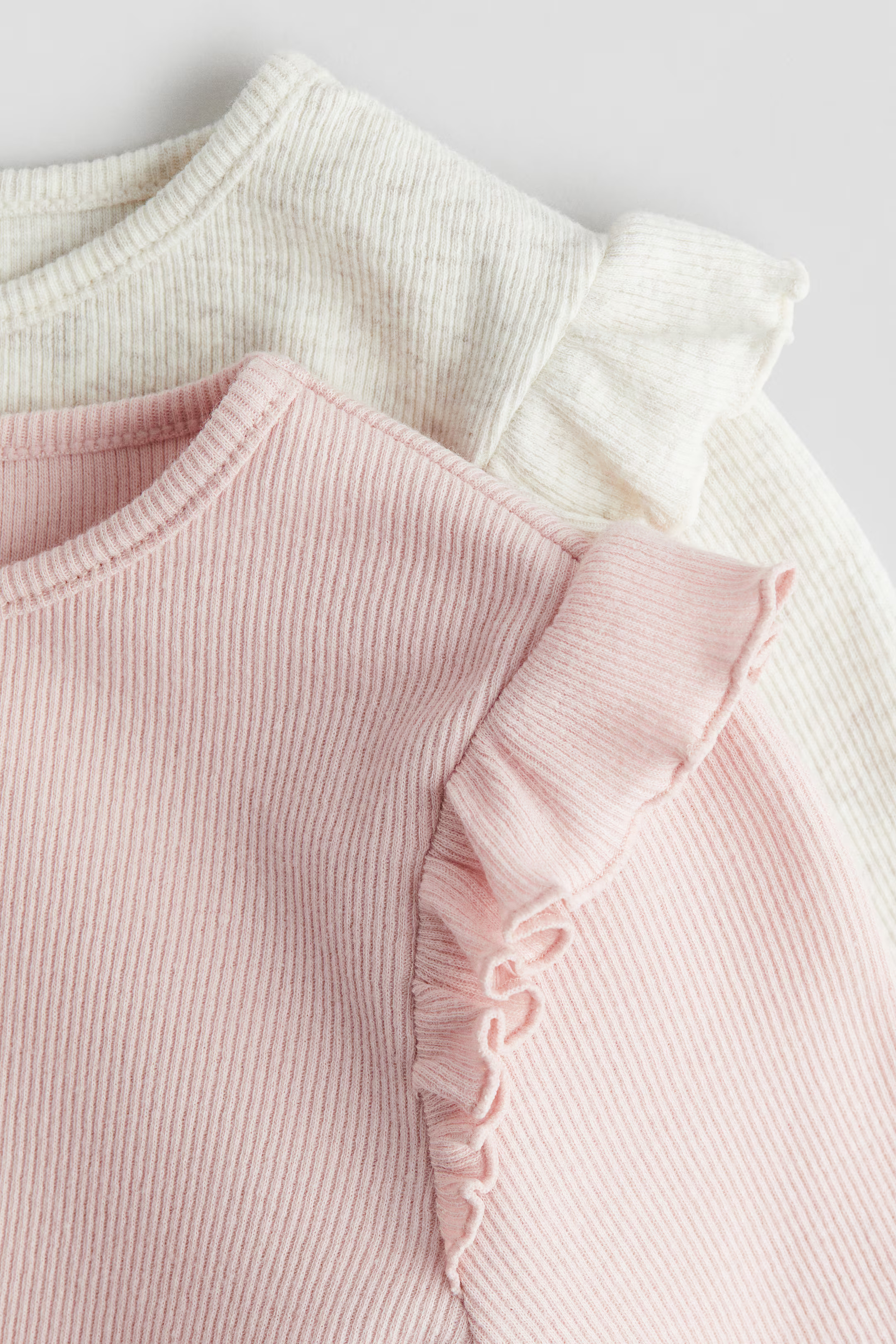 2-pack Ribbed Cotton Tops | H&M (US + CA)