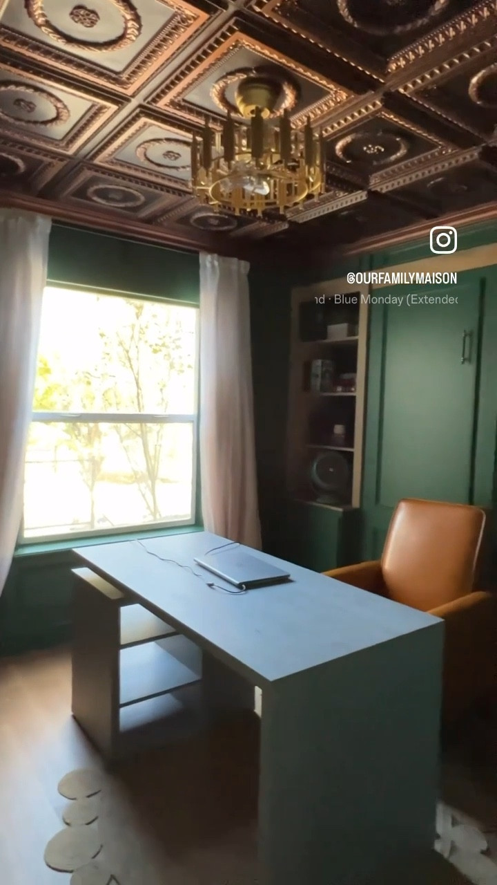 Ceiling tiles are transformative! #LTKDIY

#LTKhome #LTKfamily #LTKVideo