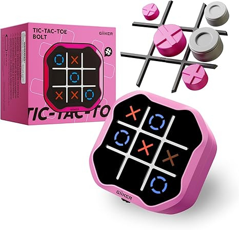 GiiKER Tic Tac Toe Bolt Game, Original 3-in-1 Handheld Games, Portable Travel Games for Car Ride,... | Amazon (US)