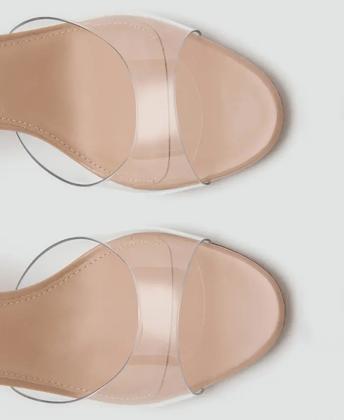 Transparent Strap Slide Sandal (Women) | Nordstrom