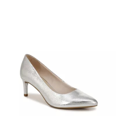 LifeStride Women's Alexis Pump, Silver, 11W | Belk