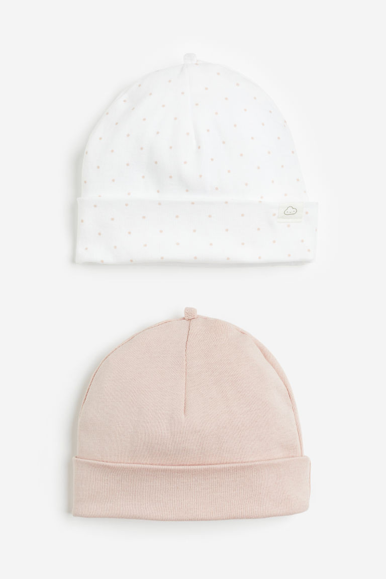 2-pack Cotton Beanies | H&M (US + CA)