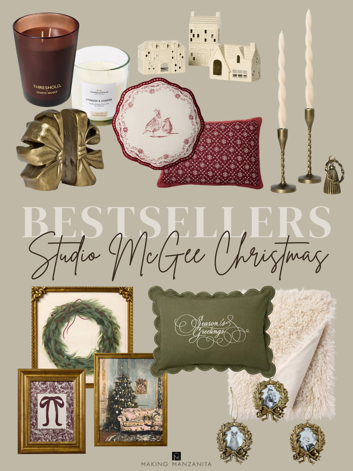 Now that the holiday season is underway, here's the bestselling items from the Studio McGee Christmas Collection at Target this season! Grab them now before they sell out! #christmas #studiomcgee  

 #LTKHoliday #LTKHome #LTKFindsUnder50