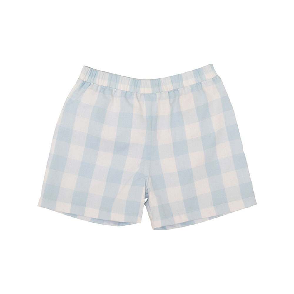 Shelton Shorts - Buckhead Blue Chattanooga Check with Buckhead Blue Stork | The Beaufort Bonnet Company