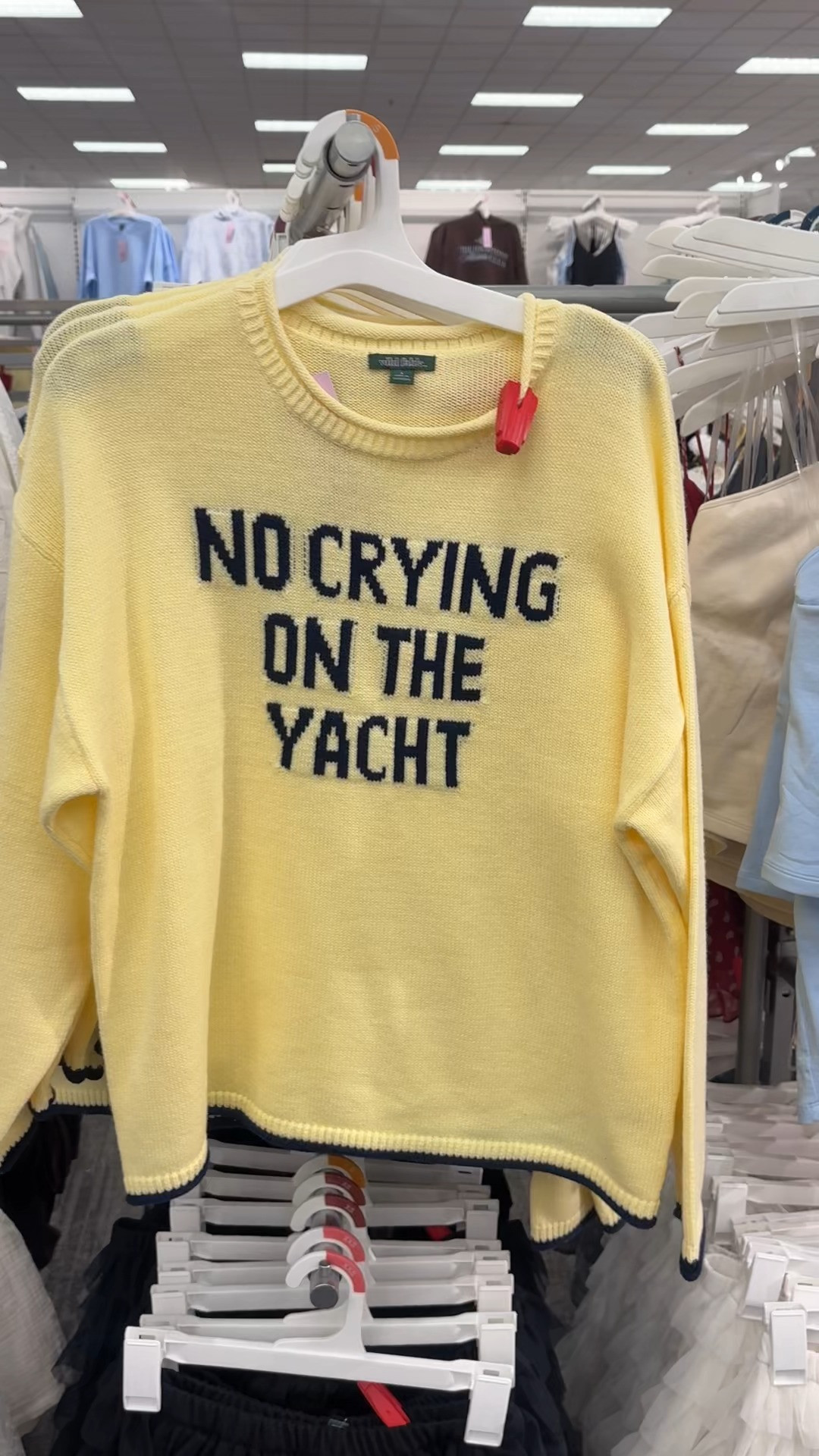 No crying on the yacht sweater at Target!  

 #LTKgrwm #LTKootd #LTKSeasonal
