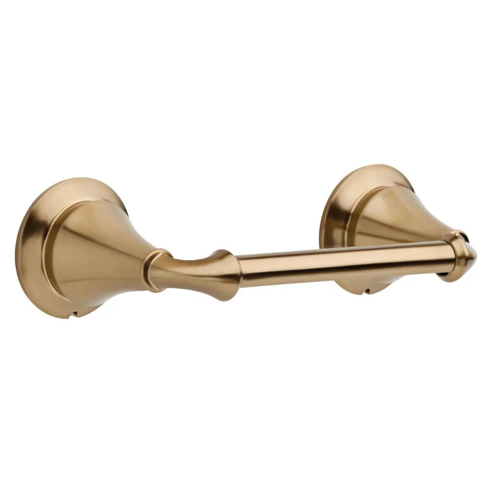 Delta Linden Champagne Bronze Wall Mount Pivot Toilet Paper Holder | 79450-CZ | Lowe's
