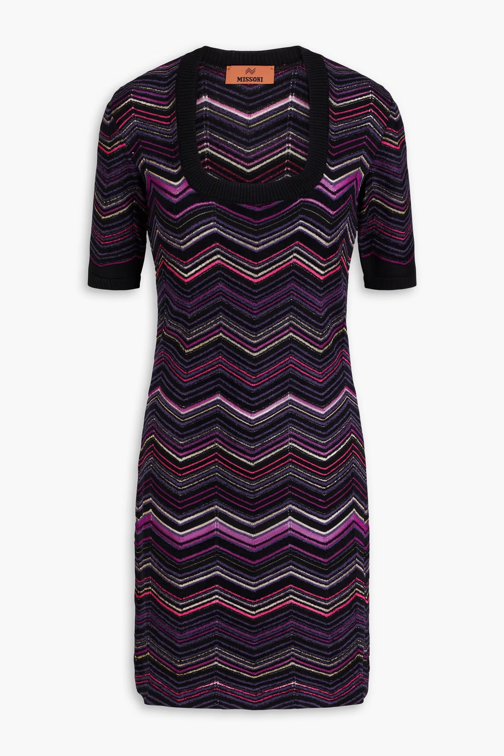 Crochet-knit wool-blend mini dress | The Outnet (US and CA)