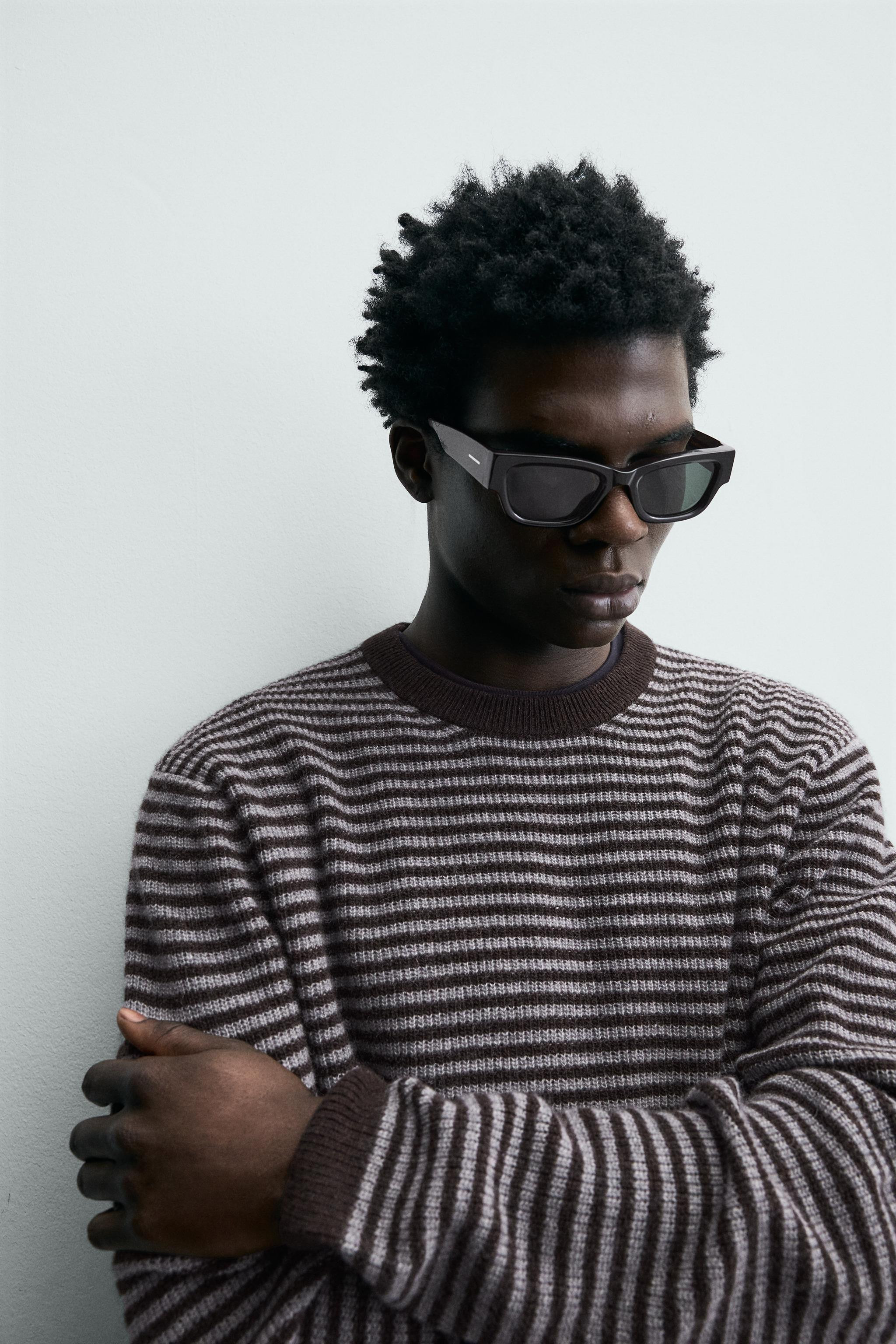 STRIPED WOOL BLEND JUMPER | Zara US