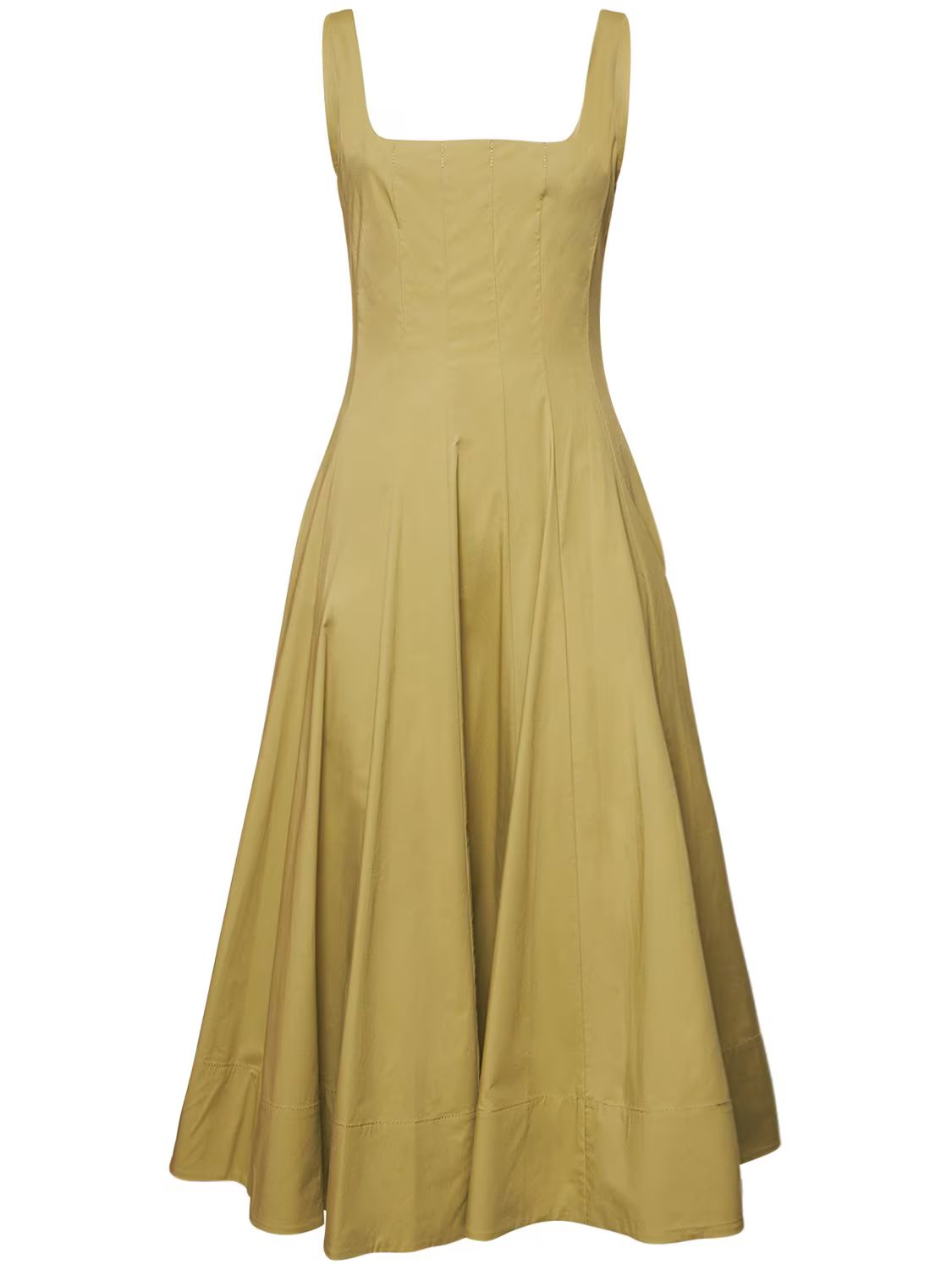 Wells Stretch Cotton Poplin Midi Dress | Luisaviaroma