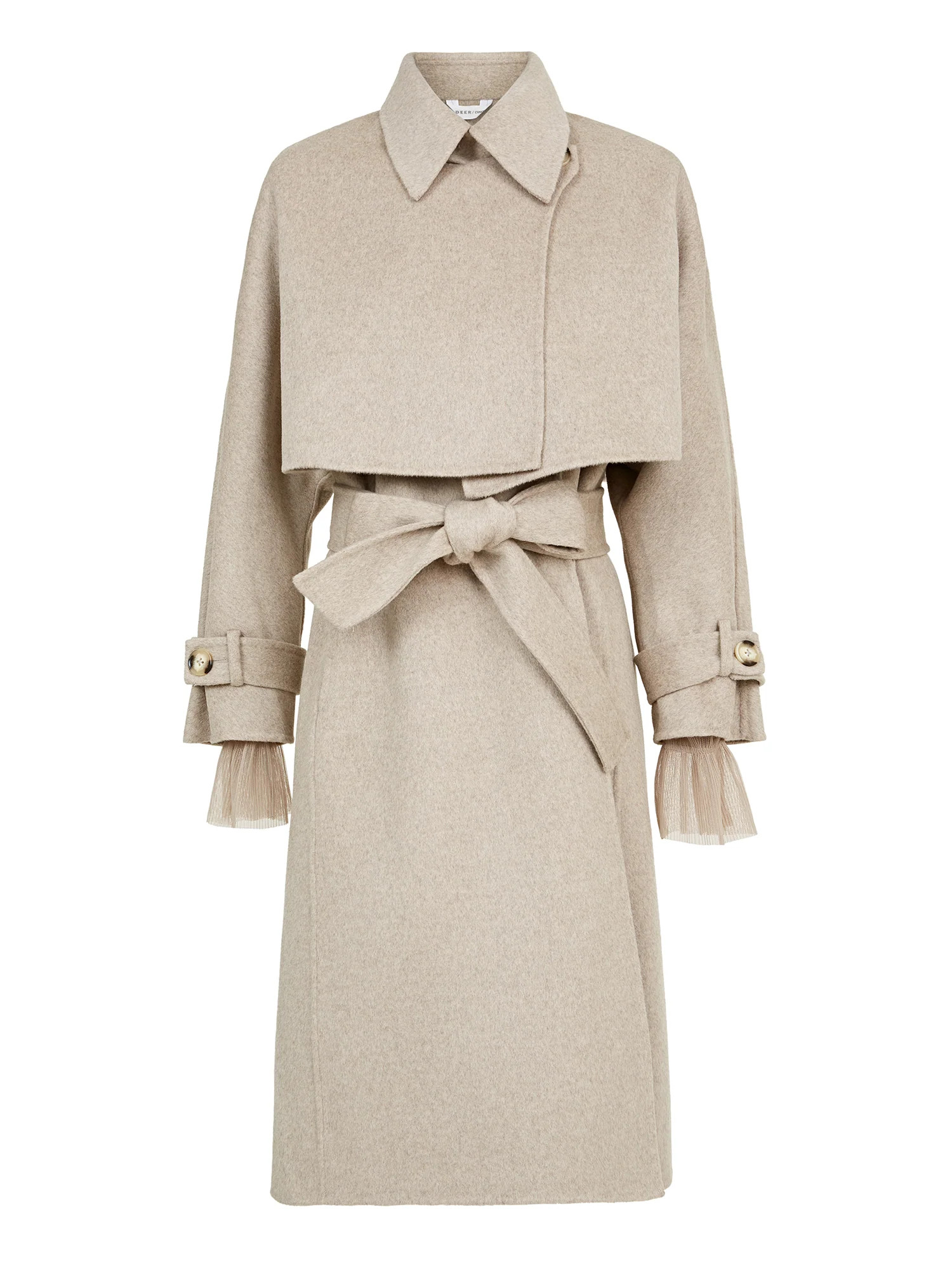 Short Coat Layer Two Piece Woolen Ensemble | SDEER